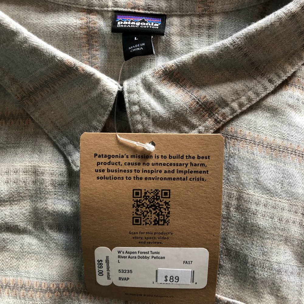 Patagonia Aspen Forest Tunic, new without tags, washed once to send - Picture 3 of 5
